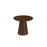 Mangohouten Salontafel Nova Rond 60 cm Donkerbruin Mahom