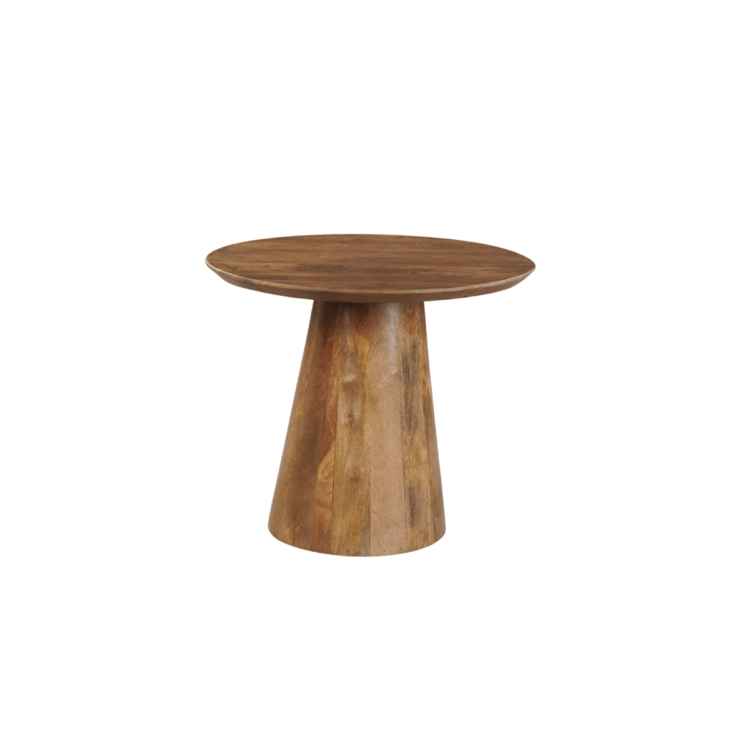 Mangohouten salontafel rond 60cm