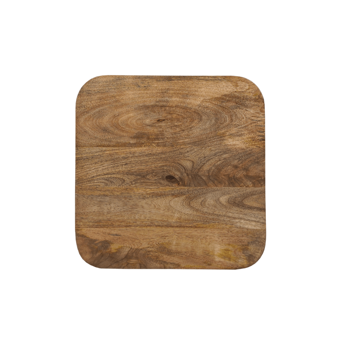 Mangohouten salontafel vierkant 40x40cm