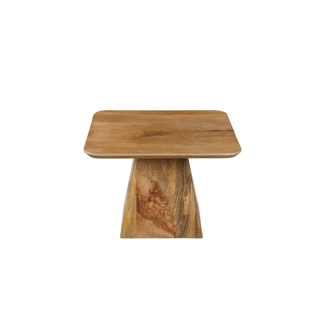 Mangohouten salontafel vierkant 60x60cm