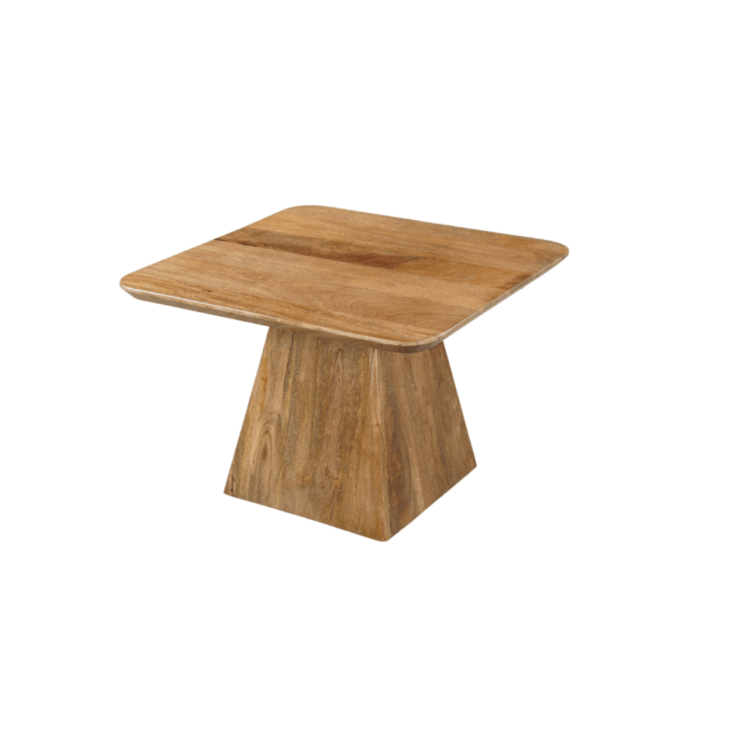 Mangohouten salontafel vierkant 60x60cm