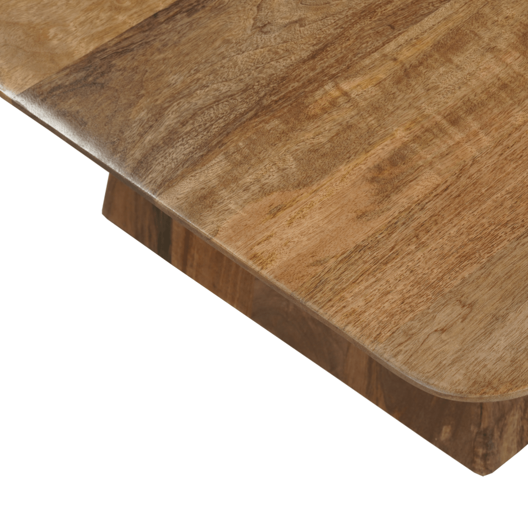 Mangohouten salontafel vierkant 80x80cm