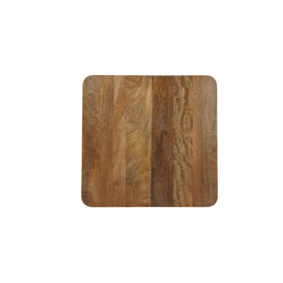 Mangohouten salontafel vierkant 80x80cm
