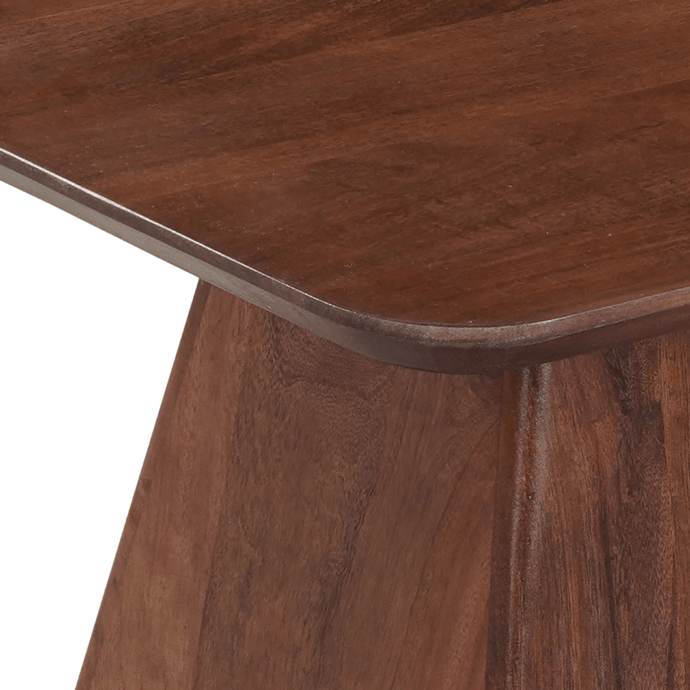 Mangohouten Salontafel Nova Vierkant 60x60 cm Donkerbruin Mahom