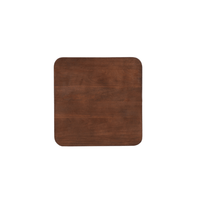 Mangohouten Salontafel Nova Vierkant 60x60 cm Donkerbruin Mahom