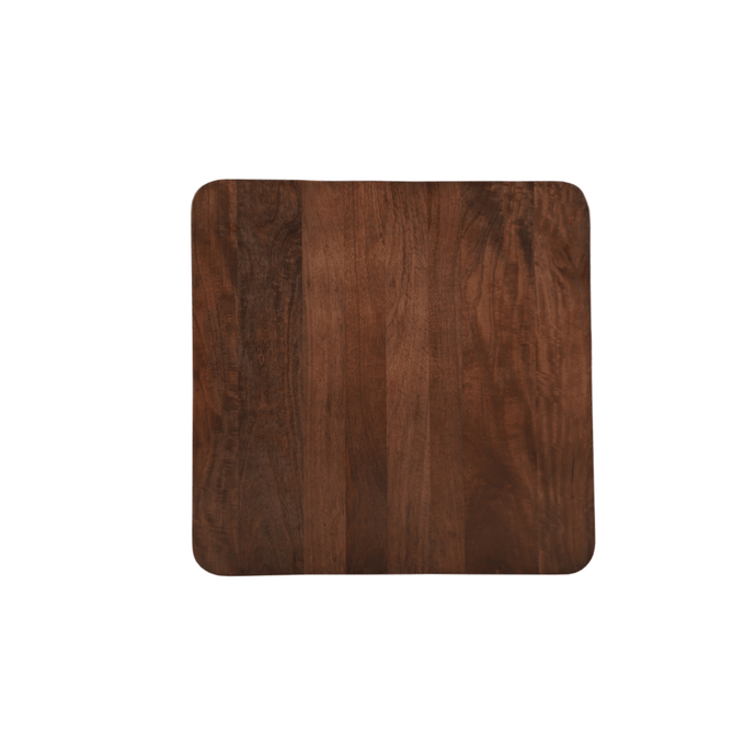 Mangohouten Salontafel Nova Vierkant 80x80 cm Donkerbruin Mahom