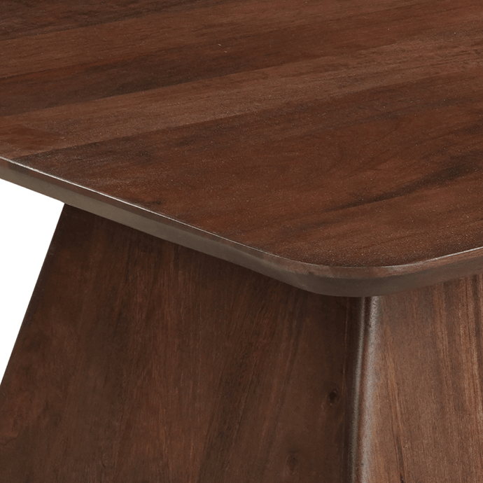 Mangohouten Salontafel Nova Vierkant 80x80 cm Donkerbruin Mahom
