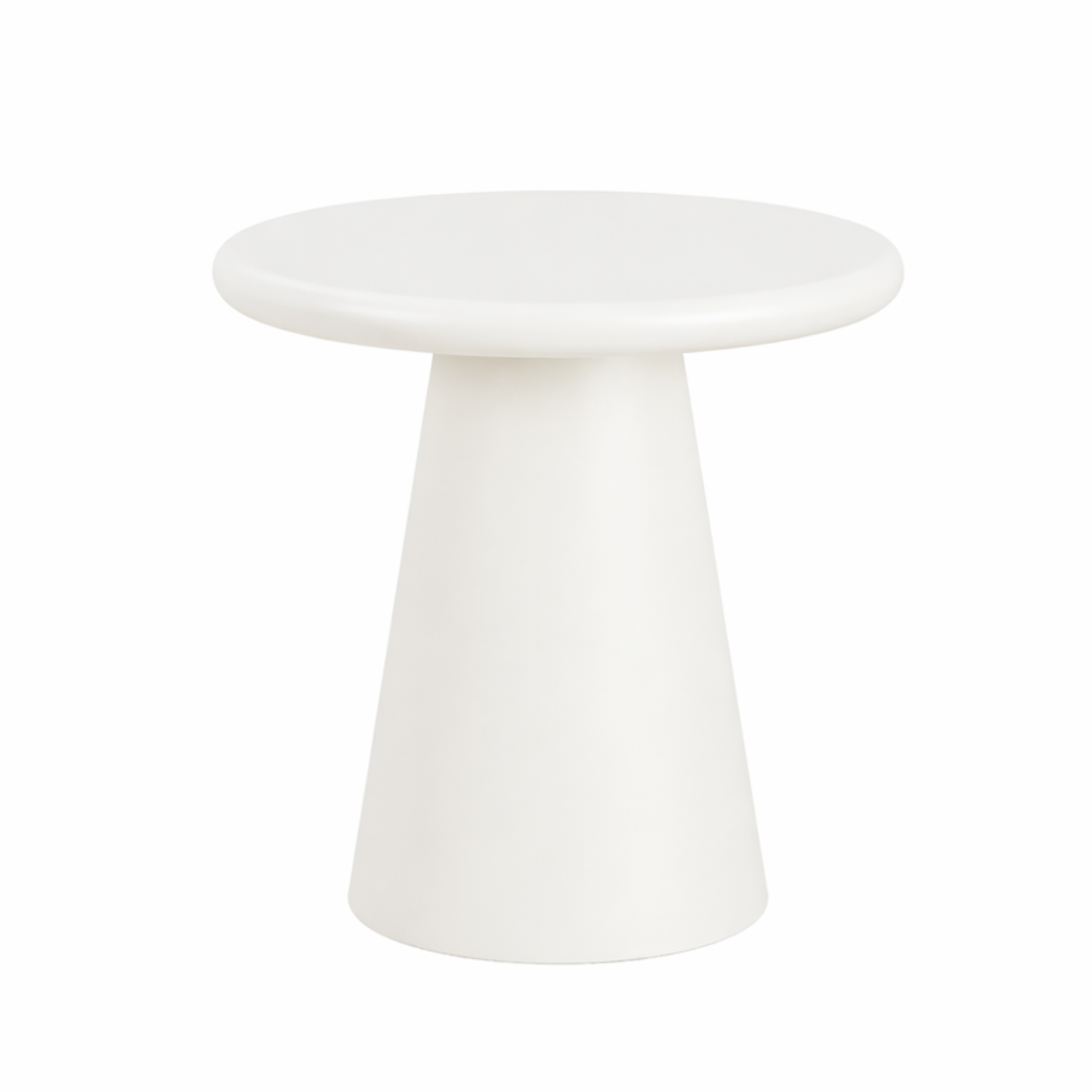 Ronde salontafel van microcement