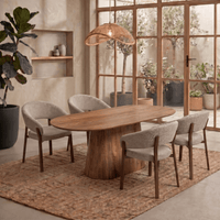 Mangohouten Eettafel Nova Capsule 180×90 cm Mahom