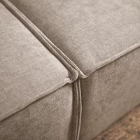 Bank Play 3-Zits Links Beige Linnen Look Pepp