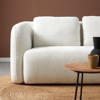 Bank Cloud 3-zits Chaise Rechts Crème PEPP