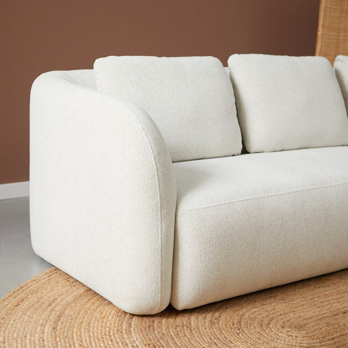Bank Cloud 3-zits Chaise Rechts Crème PEPP