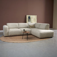 Hoekbank Soul 4-Zits Rechts Naturel Pepp