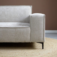 Bank River 3-zits Chaise Links Crème PEPP