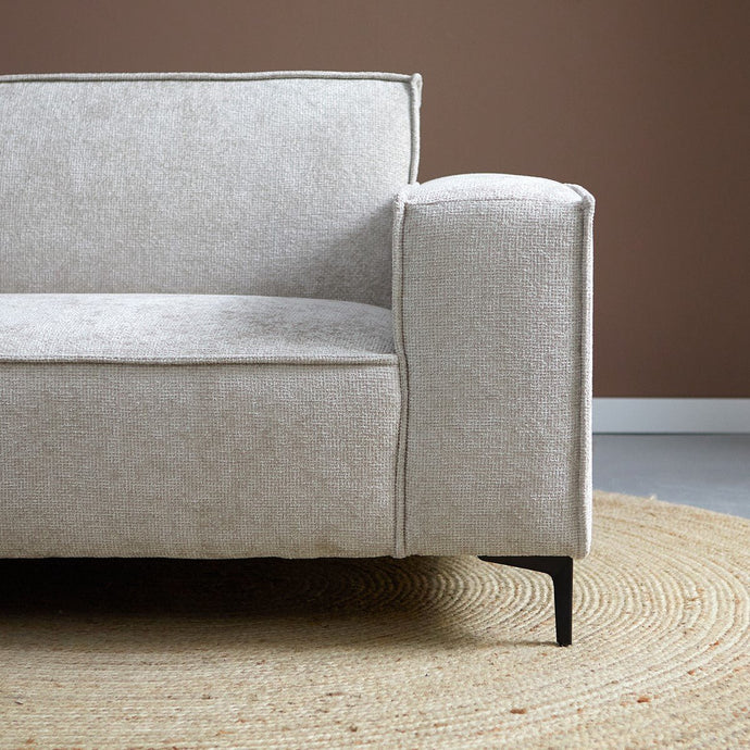 Bank River 3-zits Chaise Links Crème PEPP