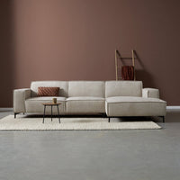 Bank River 3-zits Chaise Rechts Crème PEPP