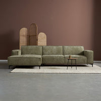 Bank River 3-zits Chaise Links Groen PEPP