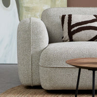 Bank Drop 3-Zits Chaise Rechts Grijs Pepp
