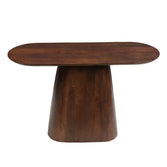 Donkerbruine sidetable van mangohout