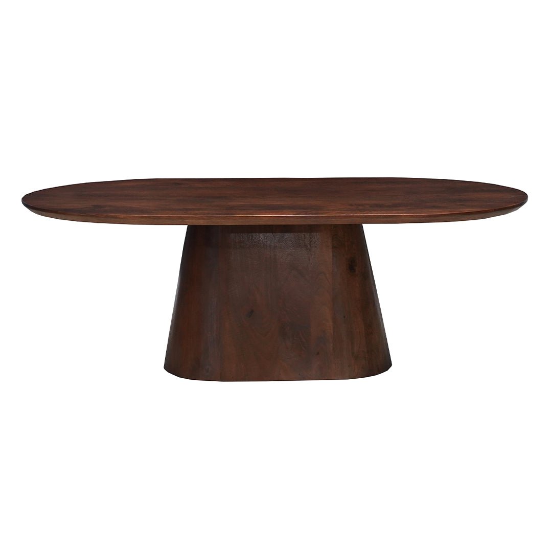 Donkerbruine salontafel van mangohout