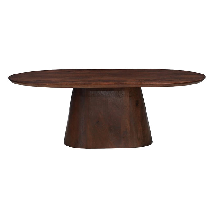 Mangohouten Salontafel Nova Capsule Donkerbruin 120 cm Mahom