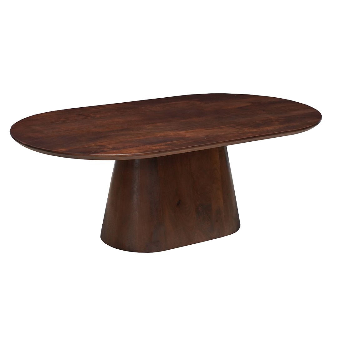 Donkerbruine salontafel van mangohout
