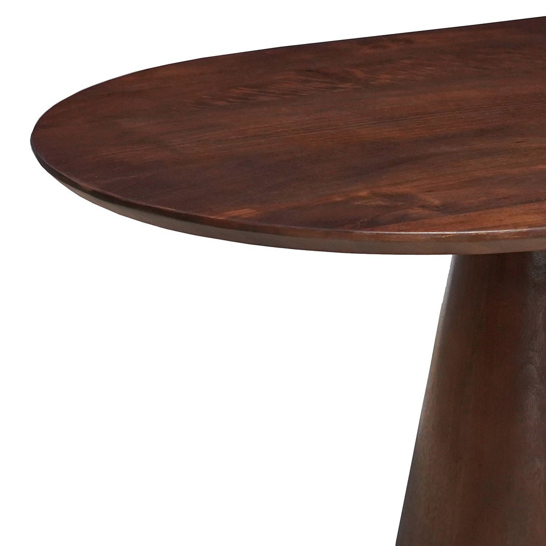Donkerbruine salontafel van mangohout