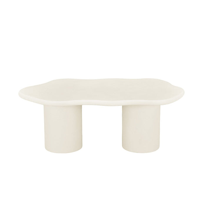Salontafel Organisch Savannah Microcement Cilinderpoot 120 cm Beige Mahom