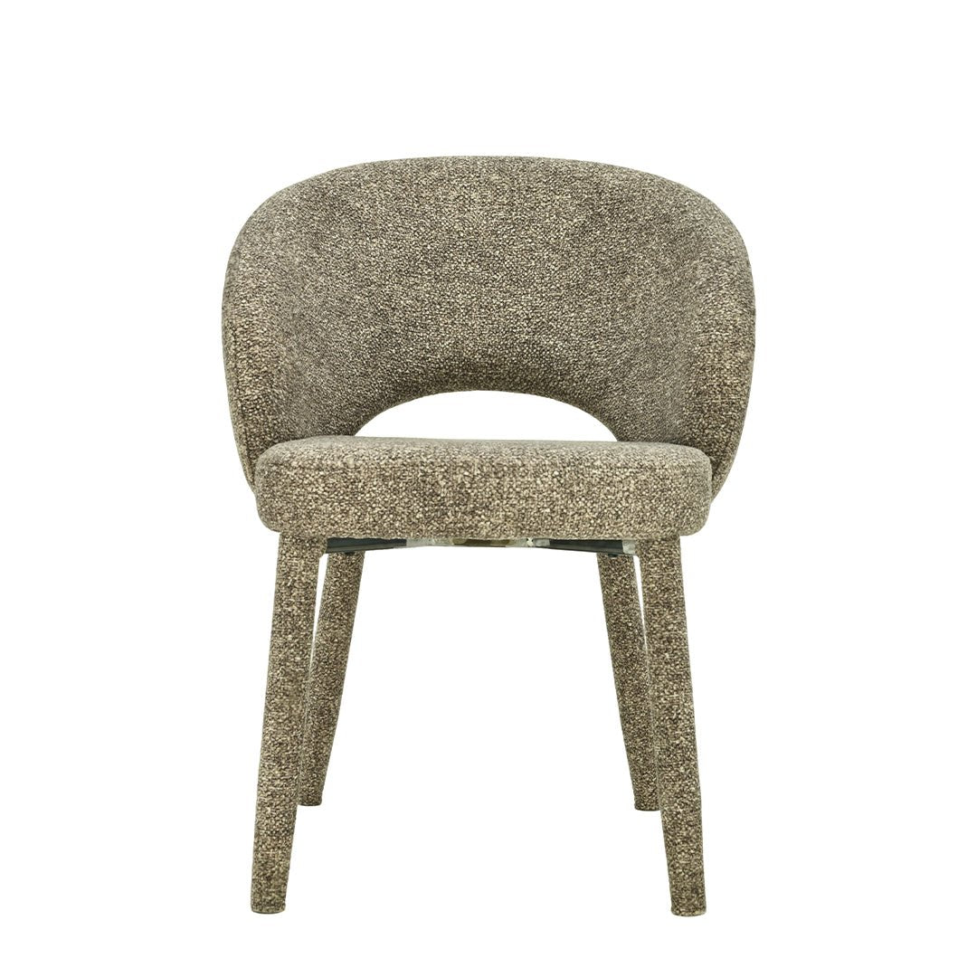 Taupe eetkamerstoel