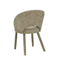 Eetkamerstoel Tavira Taupe met stoffen onderstel Mahom