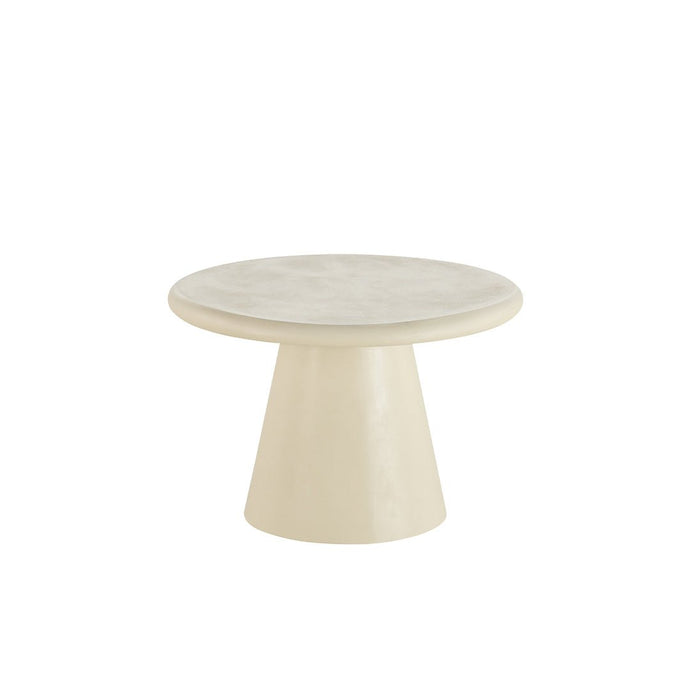 Salontafel Rond Savannah Microcement 60 cm Beige Mahom