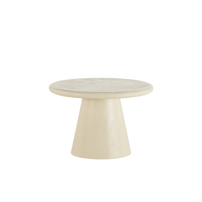 Salontafel Rond Savannah Microcement 60 cm Beige Mahom