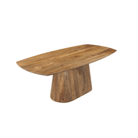 Mangohouten Eettafel Nova Deens Ovaal 160×90 cm Mahom