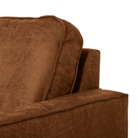 Hoekbank Twenty Five 4-zits Links Cognac Mahom