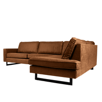 Hoekbank Barcelona 4-zits Rechts Cognac Mahom