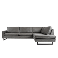 Hoekbank Barcelona 4-zits Rechts Antraciet Mahom
