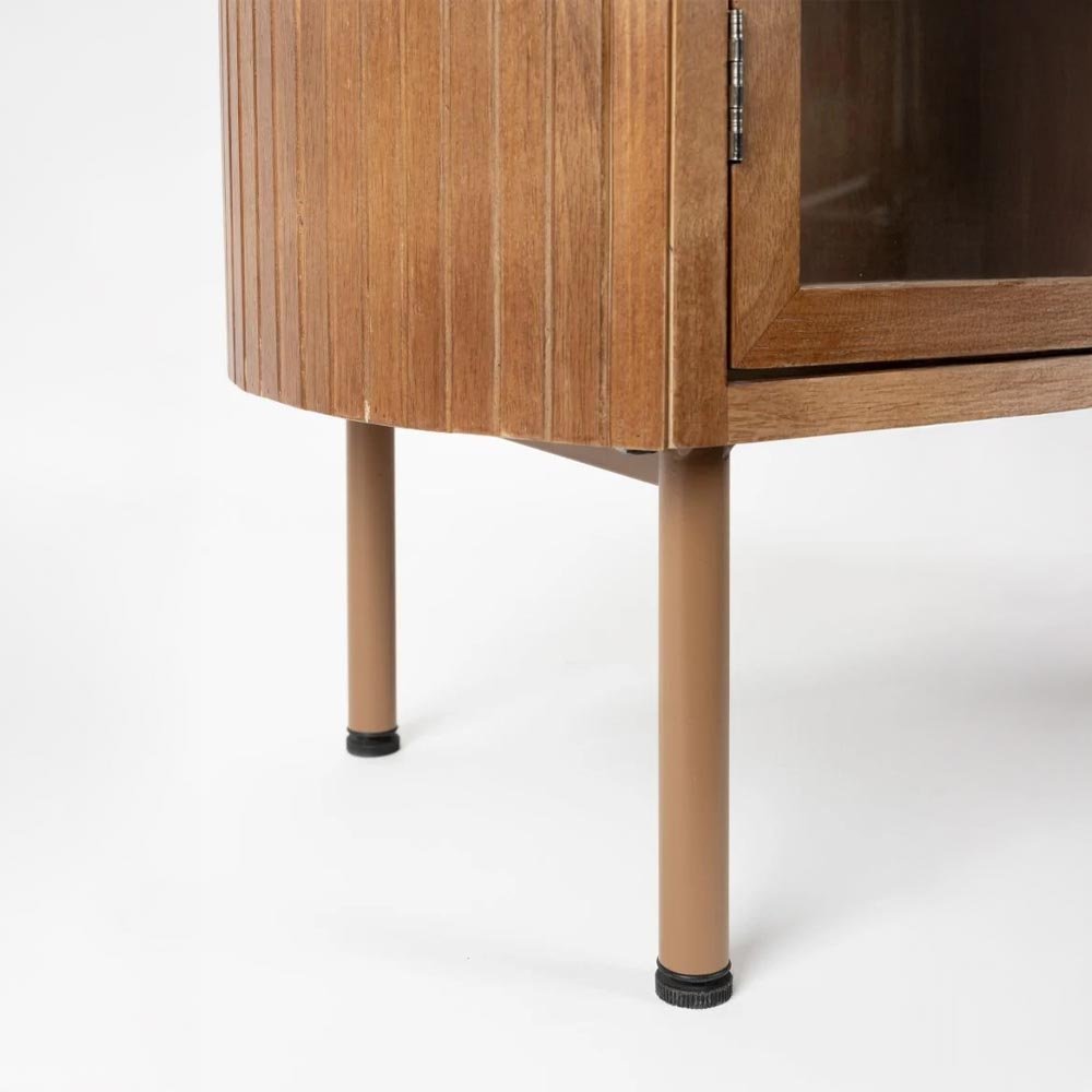 Houten dressoir bruin met deurtjes