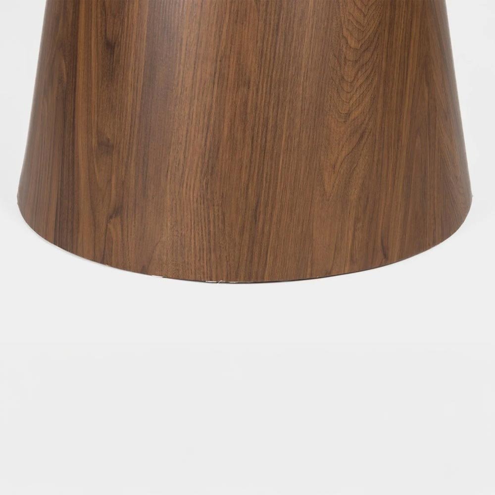 Eettafel donkerbruin marmer rond 115cm