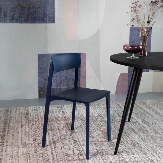 Stoel Alvar Donkerblauw Jacob Jenzens