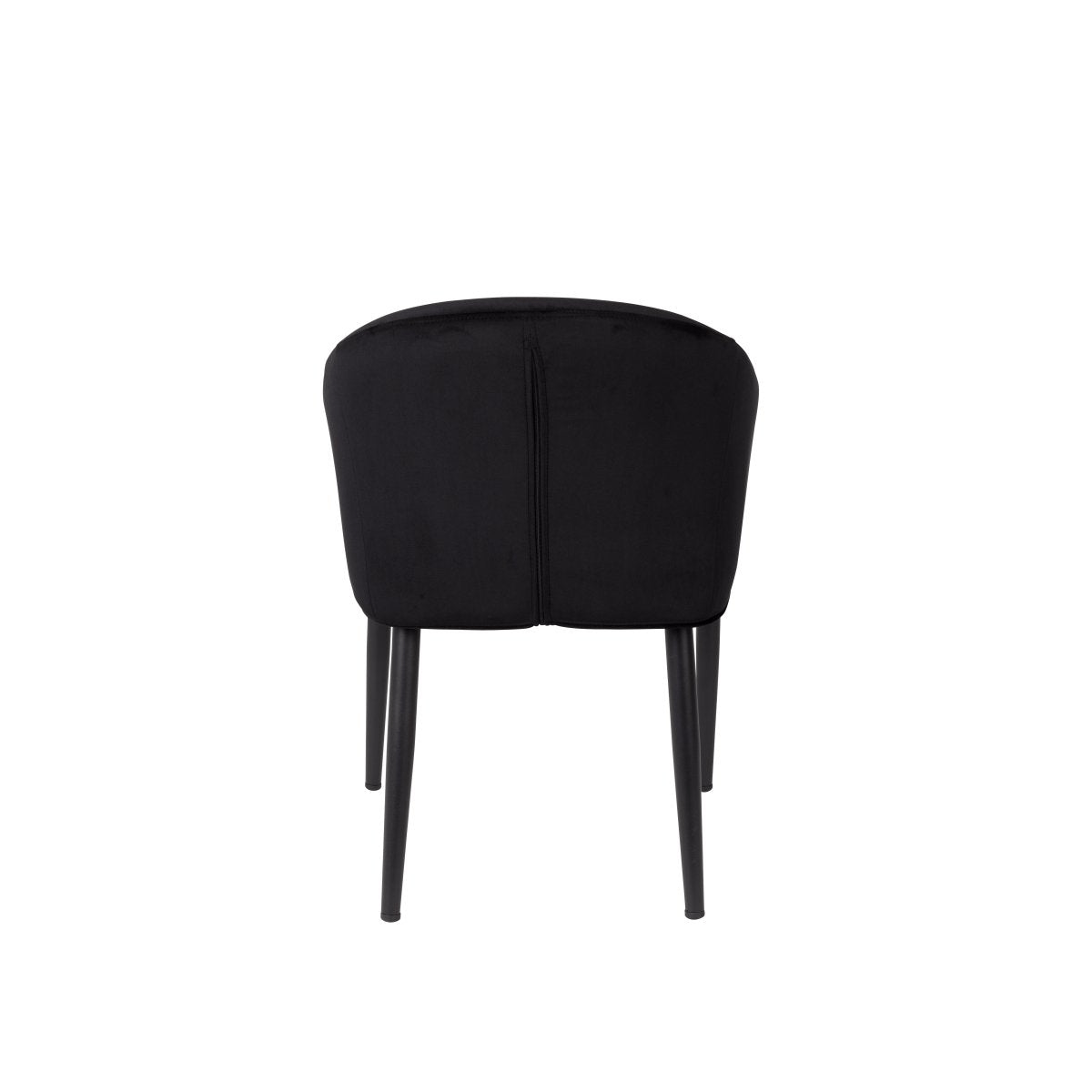 Fauteuil zwart met zwart onderstel