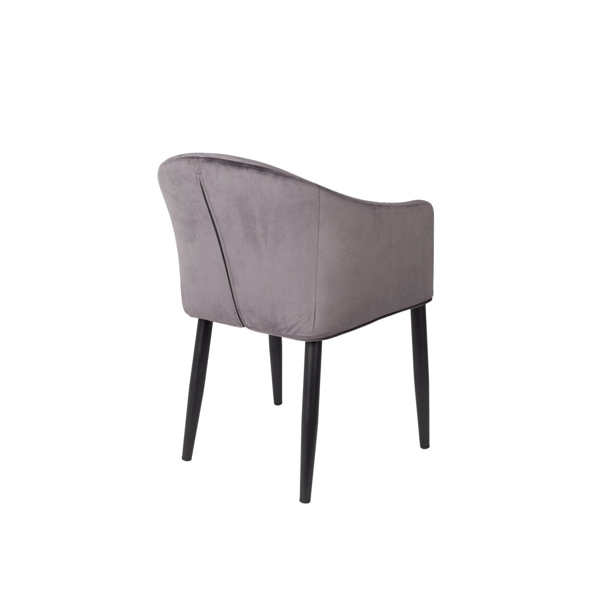 Fauteuil grijs met zwart onderstel