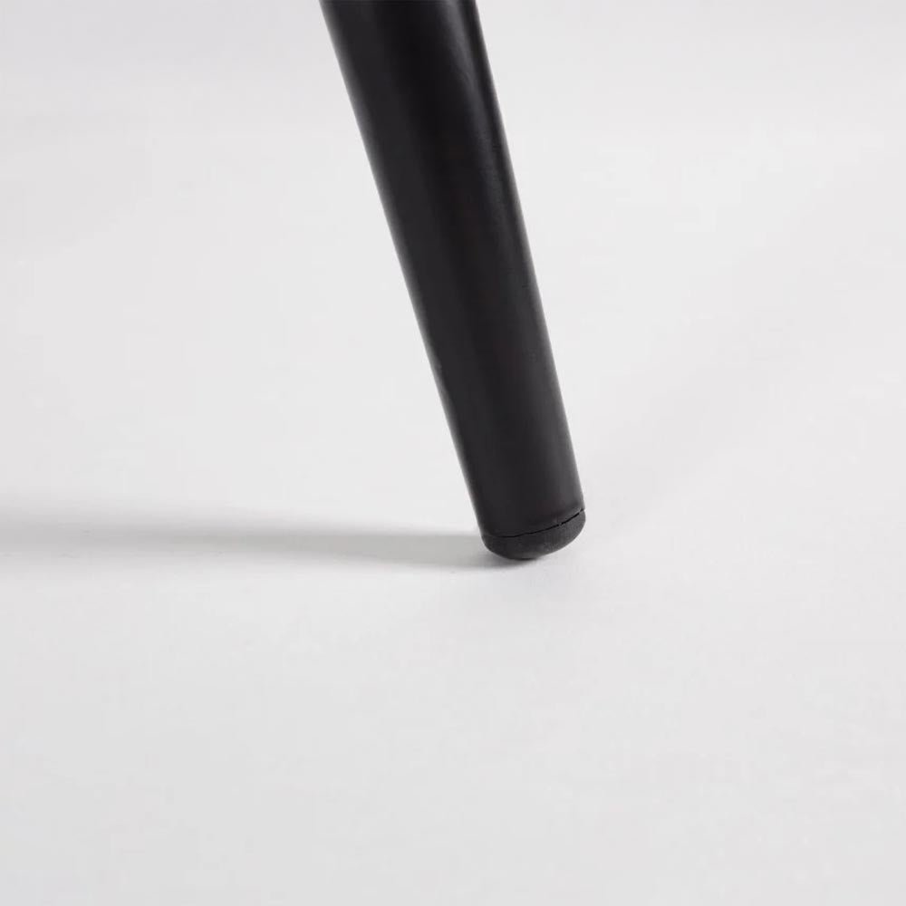 Bijzettafel zwart rond set