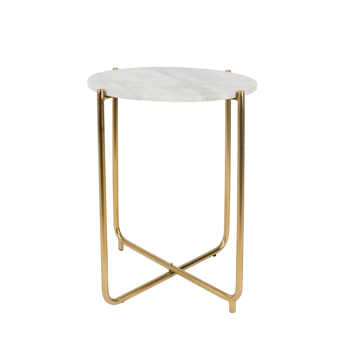 Salontafel marmer met gouden onderstel