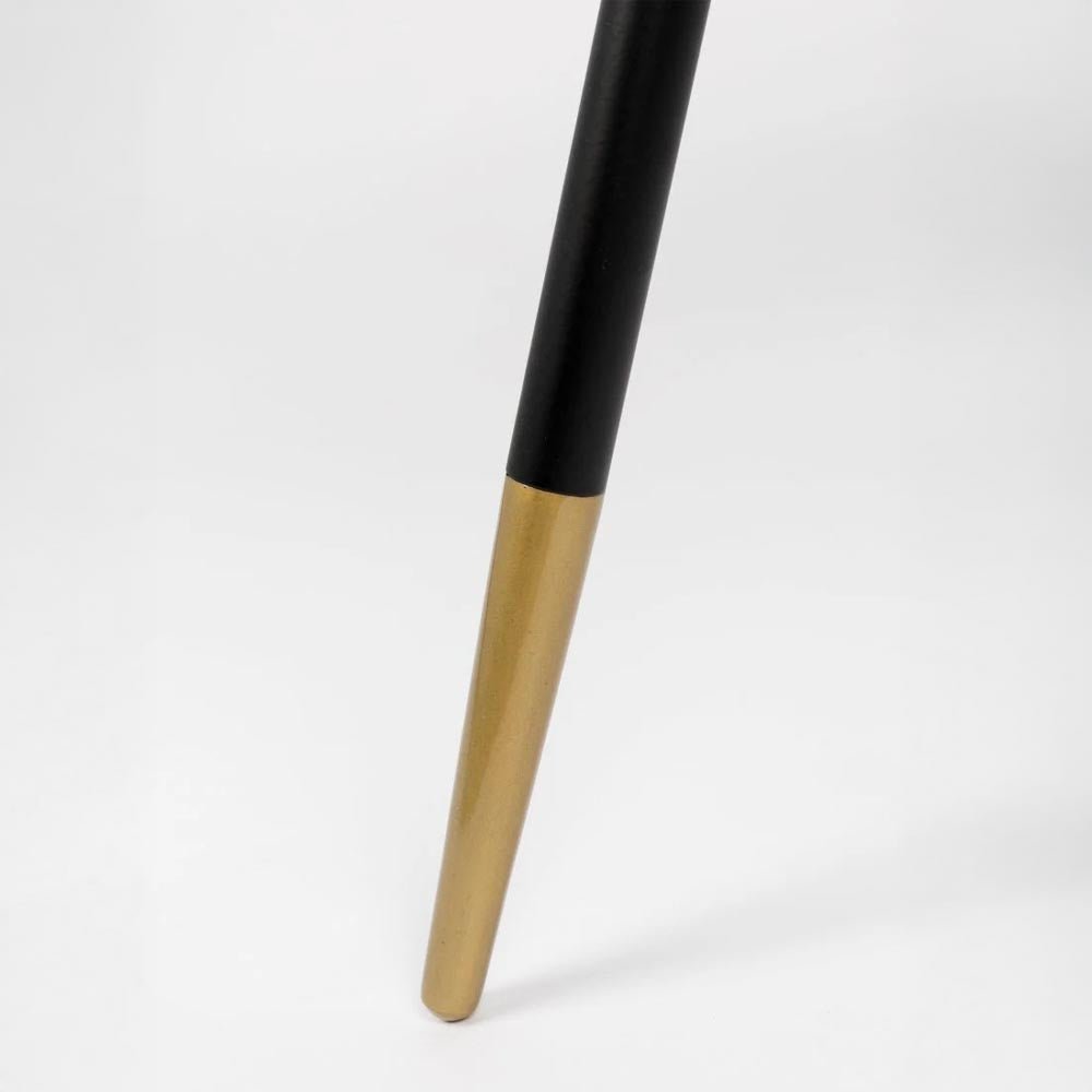 salontafel bruin met goud rond 61cm