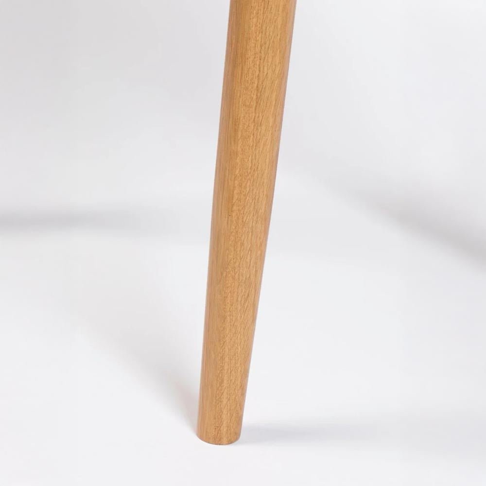 Eikenhouten salontafel rond 80cm
