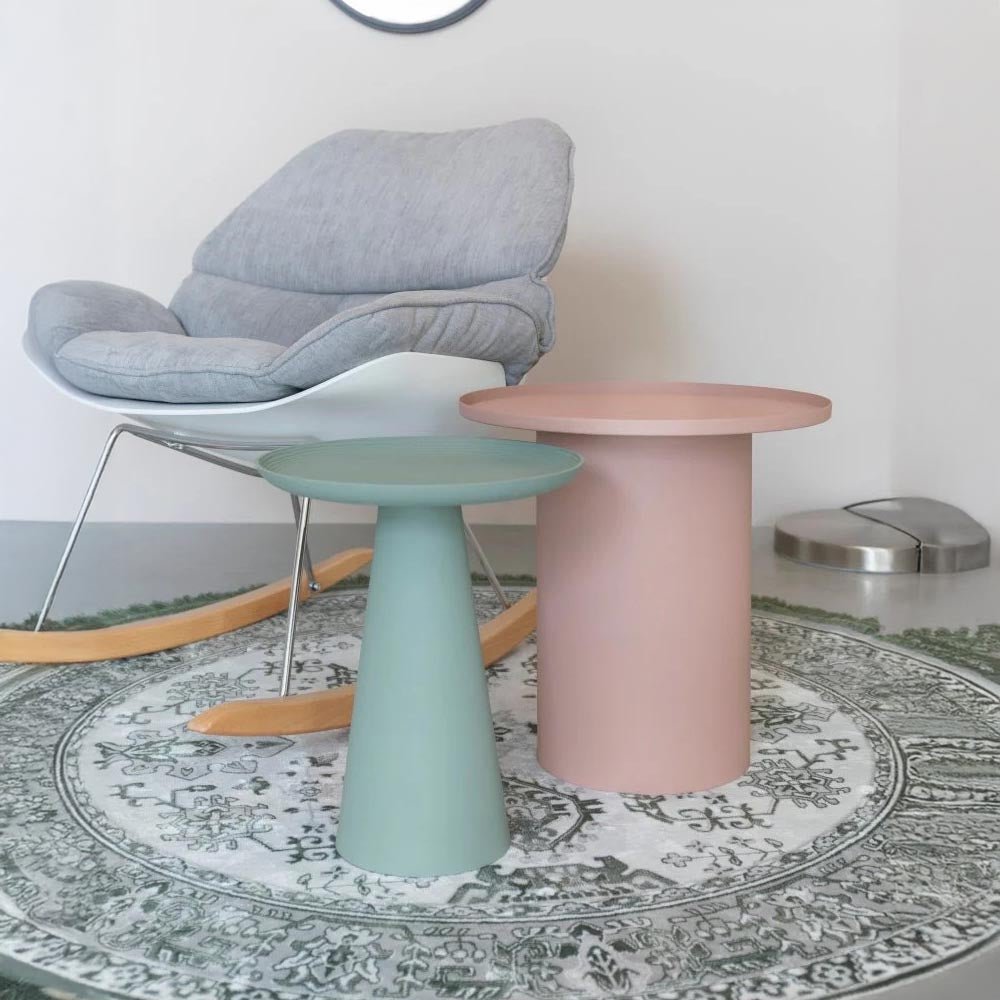 Bijzettafel groen rond