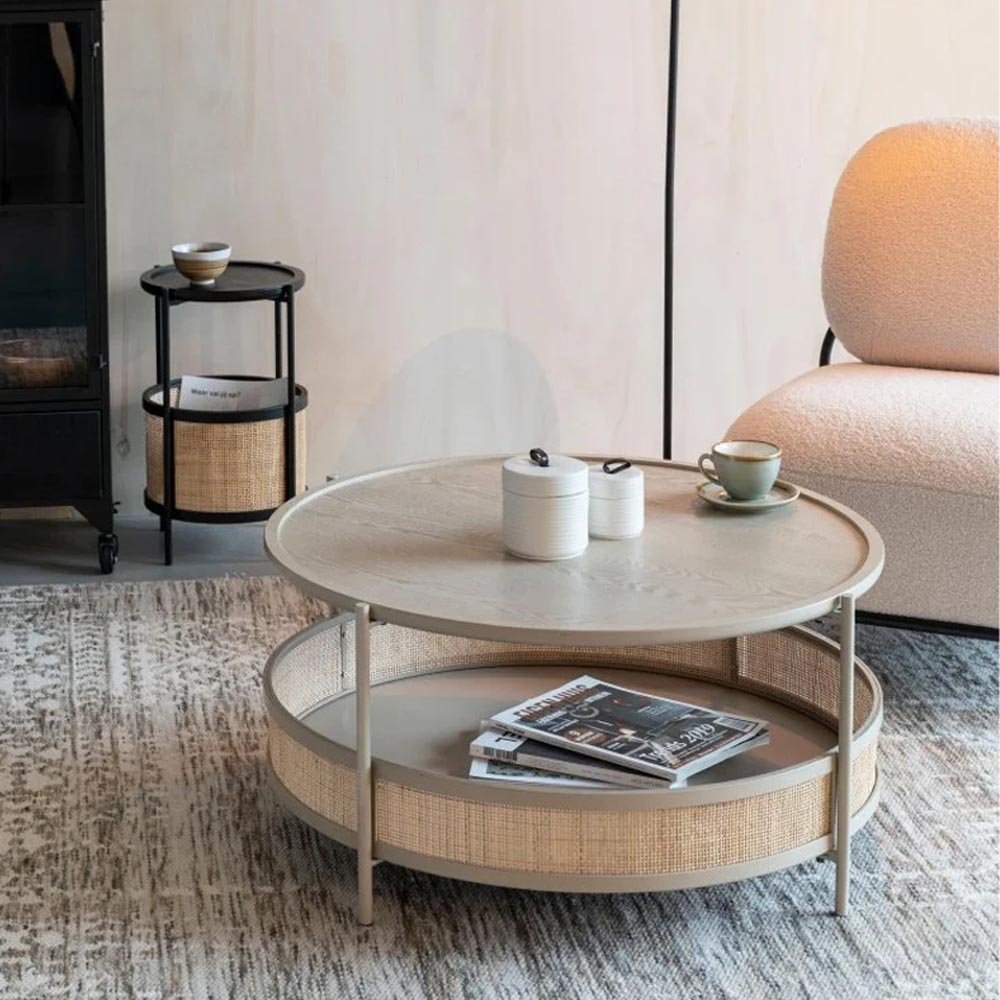 Salontafel zand rond