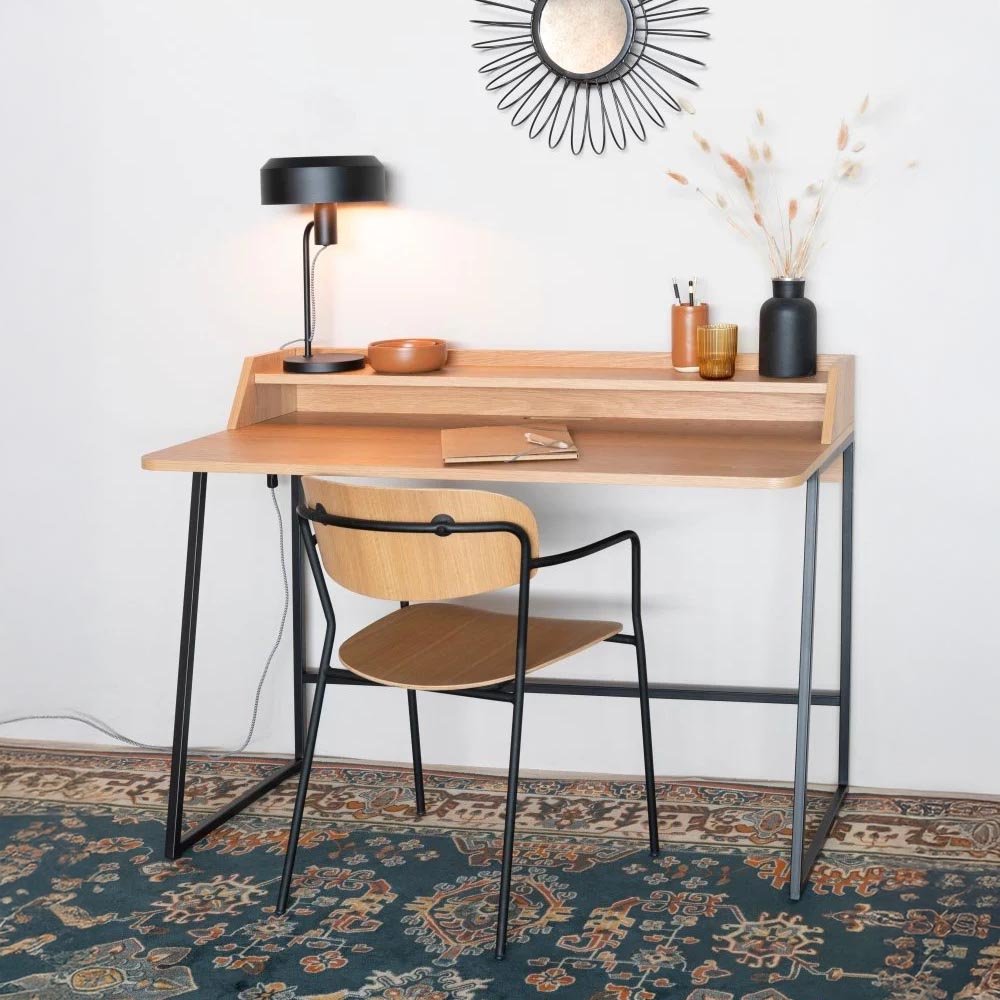 Bureau lichtbruin 60x120cm