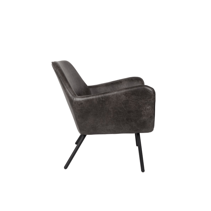 Loungefauteuil Axel Donkergrijs Jacob Jenzens