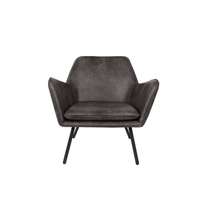Loungefauteuil Axel Donkergrijs Jacob Jenzens